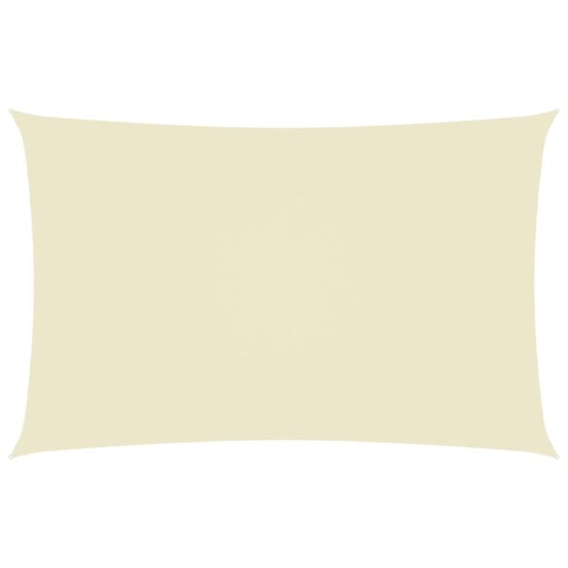 Berkfield Home Sunshade Sail Oxford Fabric Rectangular 2x5 m Cream in Beige - image 1