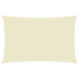 Berkfield Home Sunshade Sail Oxford Fabric Rectangular 2x5 m Cream in Beige - thumbnail 1