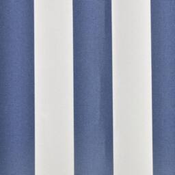 Berkfield Home Durable Awning Top Sunshade Canvas Blue & White 350x250 cm - thumbnail 1