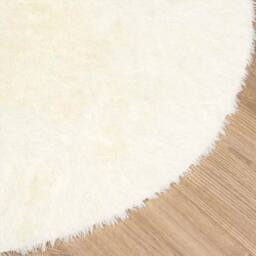 Berkfield Home Shaggy Rug High Pile NAVARRA Cream 300x200 cm Polyester - Size: Medium - thumbnail 4