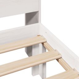 Berkfield Home Bookcase Bed without Mattress White 75x190 cm Small Single Solid Wood Pine - thumbnail 9