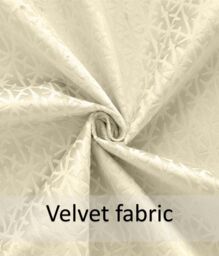 Luxury Living Temple Velvet Ring Top Blackout Curtains in Cream - Size: 168 cm width x 137 cm drop - thumbnail 4