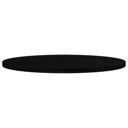 Berkfield Home Table Top Dark Brown 120x60x4 cm Solid Wood Oak Oval - Size: 120 x 60 x 4 cm - thumbnail 5