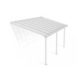 Palram Patio Cover Olympia 3 x 5.46 Clear - L546 x W300 x H305 cm - White - thumbnail 1
