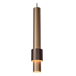 Lucide 'MARGARY' Dimmable Stylish Adjustable Indoor Modern LED Pendant Light in Brown - thumbnail 4