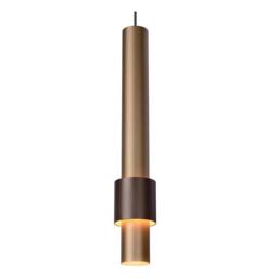 Lucide 'MARGARY' Dimmable Stylish Adjustable Indoor Modern LED Pendant Light in Brown - thumbnail 3