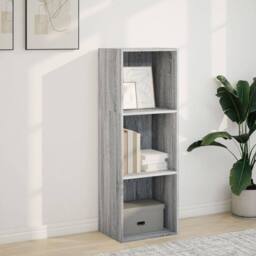 Berkfield Home Bookcase Grey Sonoma 40x30x114 cm Engineered Wood - Size: 40 x 30 x 114 cm - thumbnail 3