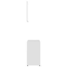 Berkfield Home Stunning 4 Piece Bathroom Furniture Set White Engineered Wood - thumbnail 8