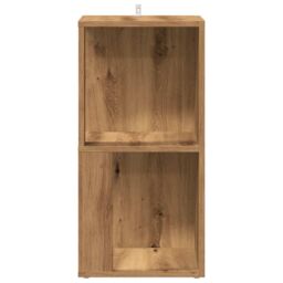 Berkfield Home Corner Cabinet Artisan Oak 33x33x67 cm Engineered Wood in Brown - Size: 33 x 33 x 67 cm - thumbnail 4