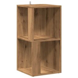 Berkfield Home Corner Cabinet Artisan Oak 33x33x67 cm Engineered Wood in Brown - Size: 33 x 33 x 67 cm - thumbnail 2