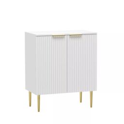 Hygrad Built to Survive Storage Cabinet Wooden Living Room Office Home Display Cabinet in White - thumbnail 4