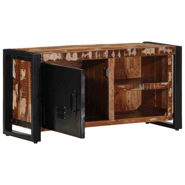 Berkfield Home TV Cabinet 80x30x40 cm Solid Wood Reclaimed in Brown - Size: 80 x 30 x 40 cm - image 1