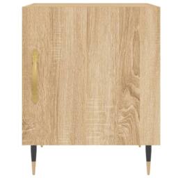 Berkfield Home Bedside Cabinets 2 pcs Sonoma Oak 40x40x50 cm Engineered Wood in Brown - Size: 40 x 40 x 50 cm - thumbnail 5