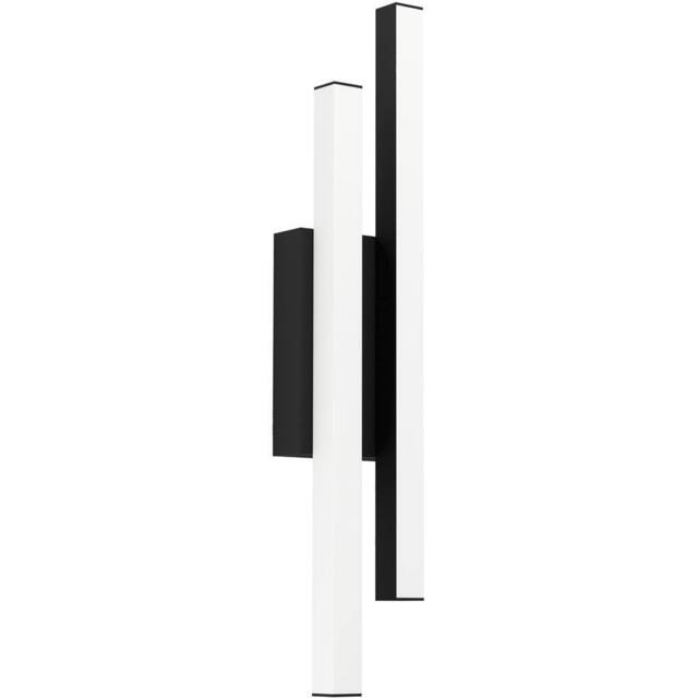 Loops Contemporary Black LED Wall Light for Modern Indoor Spaces - image 1