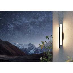 Loops Contemporary Black LED Wall Light for Modern Indoor Spaces - thumbnail 3