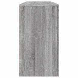 Berkfield Home Sideboard with LED Lights Grey Sonoma 163x37x67 cm - Size: 163 x 37 x 67 cm - thumbnail 7