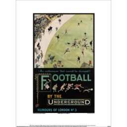 Transport for London Football Humours No 3 Paper Print - thumbnail 1