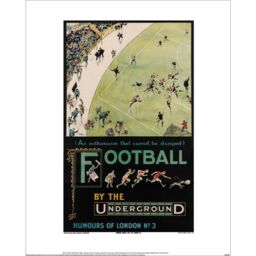 Transport for London Football Humours No 3 Paper Print - thumbnail 3