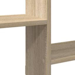 Berkfield Home Wall Cube Shelf 5 Compartments Sonoma Oak Engineered Wood in Brown - thumbnail 7