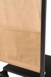 C Shape Side Table Equipped with Storage Bag in Black - thumbnail 7