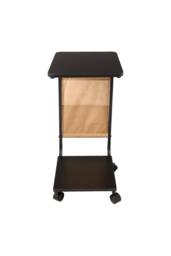 C Shape Side Table Equipped with Storage Bag in Black - thumbnail 5