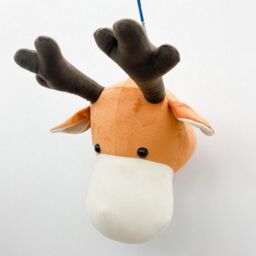 Minster Reindeer Head Hanger - L18 x W20 x H30 cm in Brown - Size: 1 Pack - thumbnail 6
