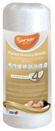 Sareer Furniture Limited Pocket Memory Foam Mattress in White - Size: Double - thumbnail 5