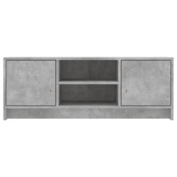 Berkfield Home TV Cabinet Concrete Grey 102x30x37.5 cm Engineered Wood - thumbnail 5