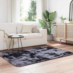 Berkfield Home Shaggy Rug High Pile NAVARRA Dark Grey 120x170 cm Polyester - Size: Medium - thumbnail 3