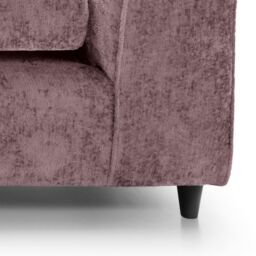 Abakus Direct Harriet Crushed Chenille 3 Seater Sofa in Pink - thumbnail 6