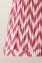 ValueLights Saffira Pleat Taper Chevron Easy Fit Pendant Lamp Shade in Bright Pink - Size: Small - thumbnail 4