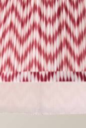 ValueLights Saffira Pleat Taper Chevron Easy Fit Pendant Lamp Shade in Bright Pink - Size: Small - thumbnail 5