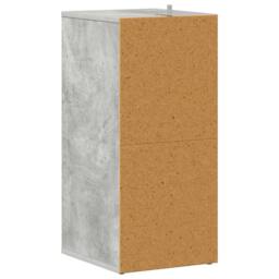 Berkfield Home Shoe Cabinet Concrete Grey 31.5x35x70 cm Engineered Wood - thumbnail 7