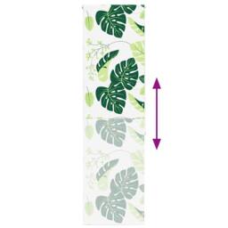 Berkfield Home Shower Roller Blind 70x240 cm Fabric Width 66 cm in White - thumbnail 5