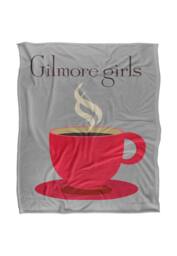 Warner Brothers Gilmore Girls Coffee Silky Touch Super Soft Throw Blanket 152x127cm in White - Size: 152x127 cm - thumbnail 1