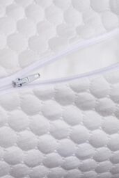 Living and Home Medium Support Shredded Memory Foam Pillow with Removable Washable Bamboo Fiber Honeycomb Pattern Cover, 66cm L x 48cm W - thumbnail 5