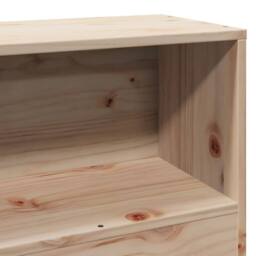 Berkfield Home Decorative Bookcase Bed without Mattress 75x190 cm Small Single S in Natural - thumbnail 9