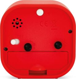Acctim Robyn Mini Bedside Alarm Clock in Red - thumbnail 4