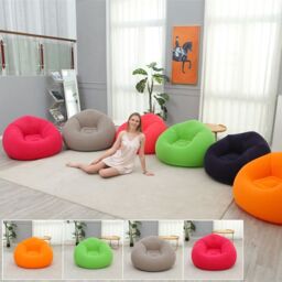 Leaper Foldable Casual & Comfortable Inflatable Sofa - 5 Colors in Green - thumbnail 2