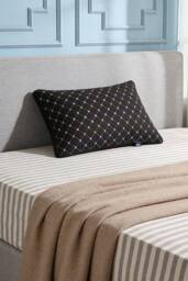 Living and Home Pillow Insert for Back Stomach and Side Sleepers in Black - thumbnail 1