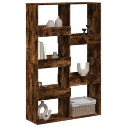 Berkfield Home Room Divider Smoked Oak100x33x155.5 cm Engineered Wood in Brown - Size: 100x33x155.5 cm - thumbnail 1