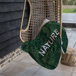 Benjamin Tate Design Wellness Nature Designer Blanket in Natural - Size: 120 cm x 150 cm - thumbnail 3