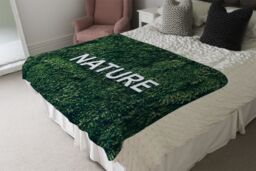 Benjamin Tate Design Wellness Nature Designer Blanket in Natural - Size: 120 cm x 150 cm - thumbnail 4