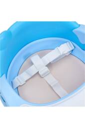 Living and Home Baby Feeding Chair with Tray for Toddler in Blue - thumbnail 7
