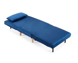 Home Detail Clover Single Sofa Bed in Mid Blue - thumbnail 4
