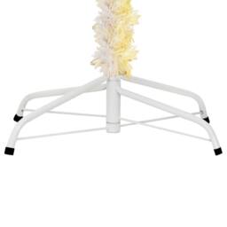 Berkfield Home Artificial Christmas Tree with Iridescent Tips White 240 cm PVC - thumbnail 5