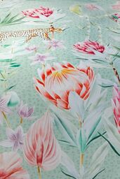 Soiree 'Tropical Leopard' 500 thread count Duvet Cover Set in Green - Size: Super King - thumbnail 5