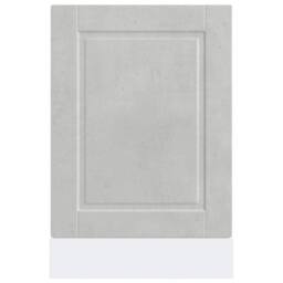 Berkfield Home Dishwasher Panel Porto Concrete Grey 45x1, 5x67 cm Engineered Wood - thumbnail 4