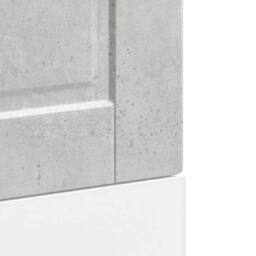 Berkfield Home Dishwasher Panel Porto Concrete Grey 45x1, 5x67 cm Engineered Wood - thumbnail 7