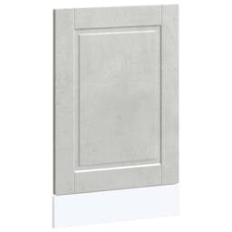Berkfield Home Dishwasher Panel Porto Concrete Grey 45x1, 5x67 cm Engineered Wood - thumbnail 2